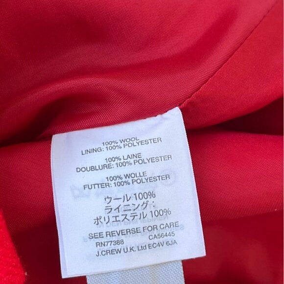 J CREW SEEN ON TV DOUBLE-SERGE WOOL MINI SKIRT - Picture 7 of 11